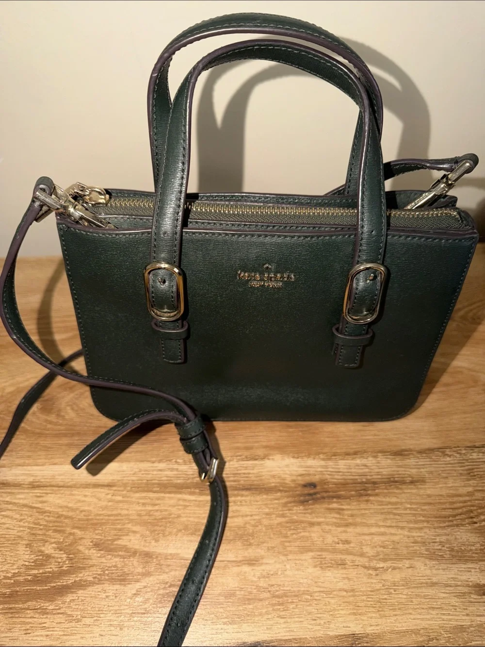 kate spade structured leather